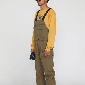 Volcom Men's Roan Bib Overall - Dark teak | Snow